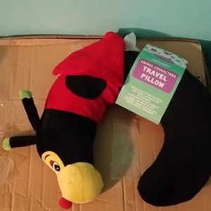 Nwt! Supersoft animal characters travel pillow